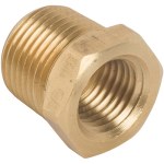 Brass Reducer Bushing - 3/8 to 1/4 for air hose