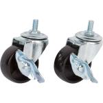 Swivel Castors Locking Wheels (2pk)